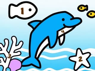 Color By Code: Dolphin
