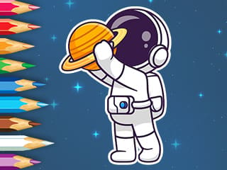 Coloring Book: Astronaut