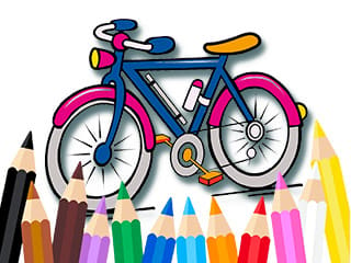 Coloring Book: Bike