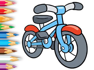 Coloring Book: Bike