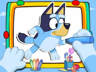 Bluey & Bingo Chasing Play