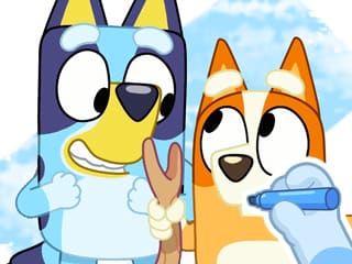 Bluey Spy Game Friends