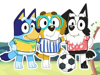 Coloring Book: Bluey World Cup