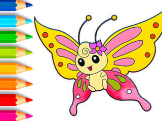 Coloring Book: Butterfly