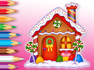 Coloring Book: Candy House 3