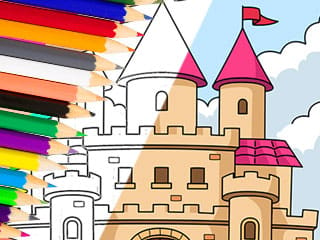 Coloring Book: Castle
