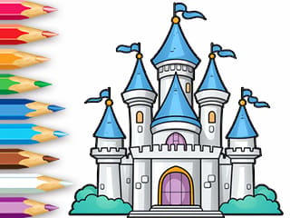 Coloring Book: Castle