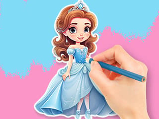 Coloring Book: Chibi Princess