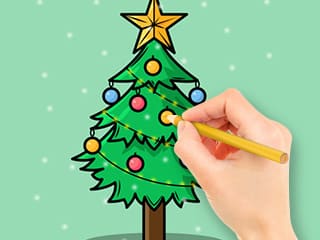 Coloring Book: Christmas Tree
