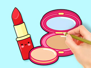 Coloring Book: Cosmetics