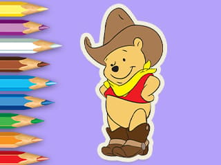 Coloring Book: Cowboy Winnie