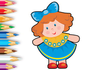 Coloring Book: Doll