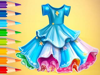 Coloring Book: Dress