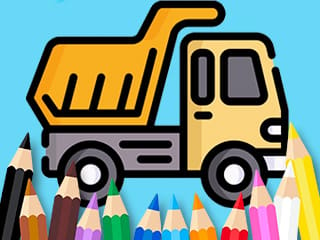 Coloring Book: Dump-Truck