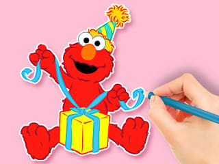 Coloring Book: Elmo Gift