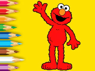 Coloring Book: Elmo New Friend