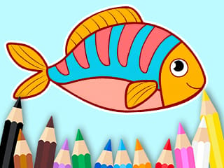 Coloring Book: Fish