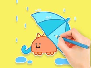 Coloring Book: Fun Rainy Day