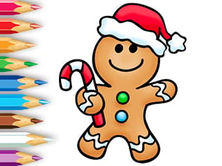 Coloring Book: Gingerbreads