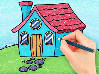 Coloring Book: House