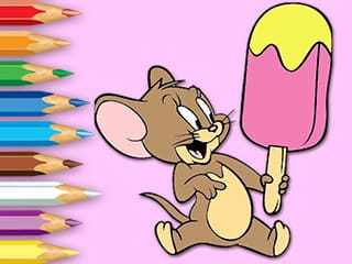Coloring Book: Ice Cream Jerry