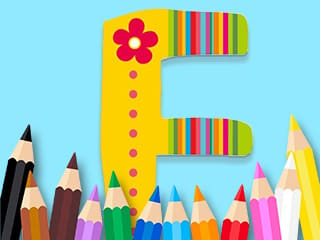Coloring Book: Letter F