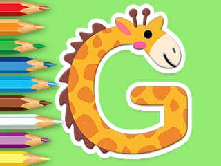 Coloring Book: Letter G