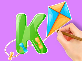 Coloring Book: Letter K