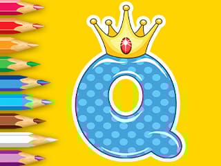 Coloring Book: Letter Q
