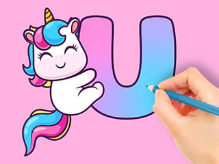 Coloring Book: Letter U