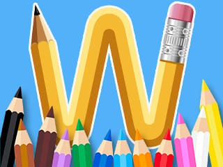 Coloring Book: Letter W