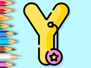 Coloring Book: Letter Y