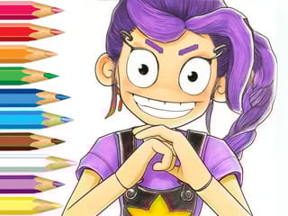 Coloring Book: Lily Love Braids