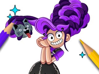 Coloring Book: Lily Lovebraids