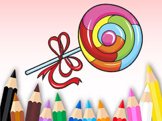 Coloring Book: Lollipop