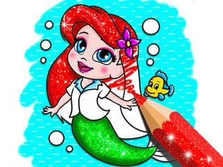 Coloring Book: Mermaid