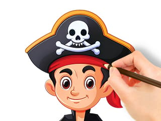 Coloring Book: Pirate