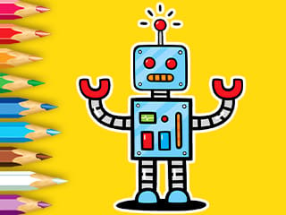 Coloring Book: Robot