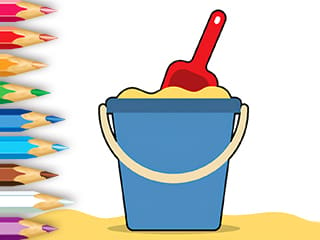 Coloring Book: Sand Bucket