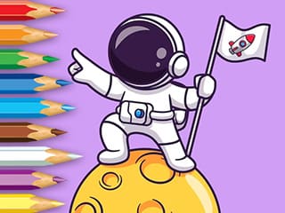 Coloring Book: Spaceman 2