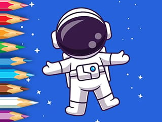 Coloring Book: Spaceman 3