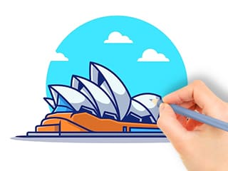 Coloring Book: Sydney Opera