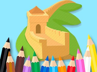 Coloring Book: The Great Wall