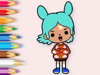 Coloring Book: Toca Baca World
