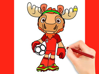 Coloring Book: World Cup Maple