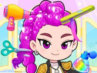 Hair Salon And Dress Up Girl