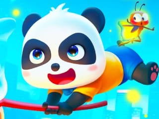 Baby Panda Firefly Catching