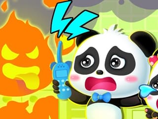 Jigsaw Puzzle: Baby Panda Firework