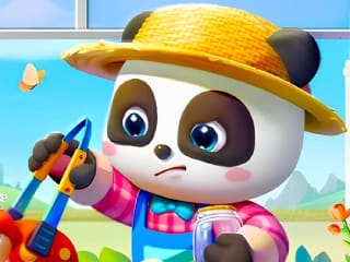 Baby Panda Little Farmer