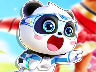 Jigsaw Puzzle: Baby Panda Robot Team